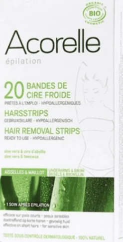 Bandes Cire Froide Aisselles & Maillot Bio