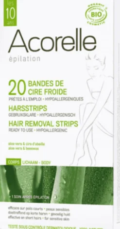 Bandes de Cire Froide Corps Bio
