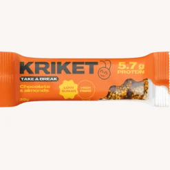 Barre Muesli Amandes & Chocolat aux Protéines de Grillon