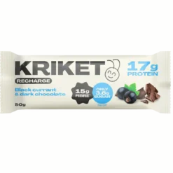Barre Muesli Cassis & Chocolat Noir aux Protéines de Grillon