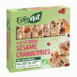 Barres Sesame Cranberries Bio