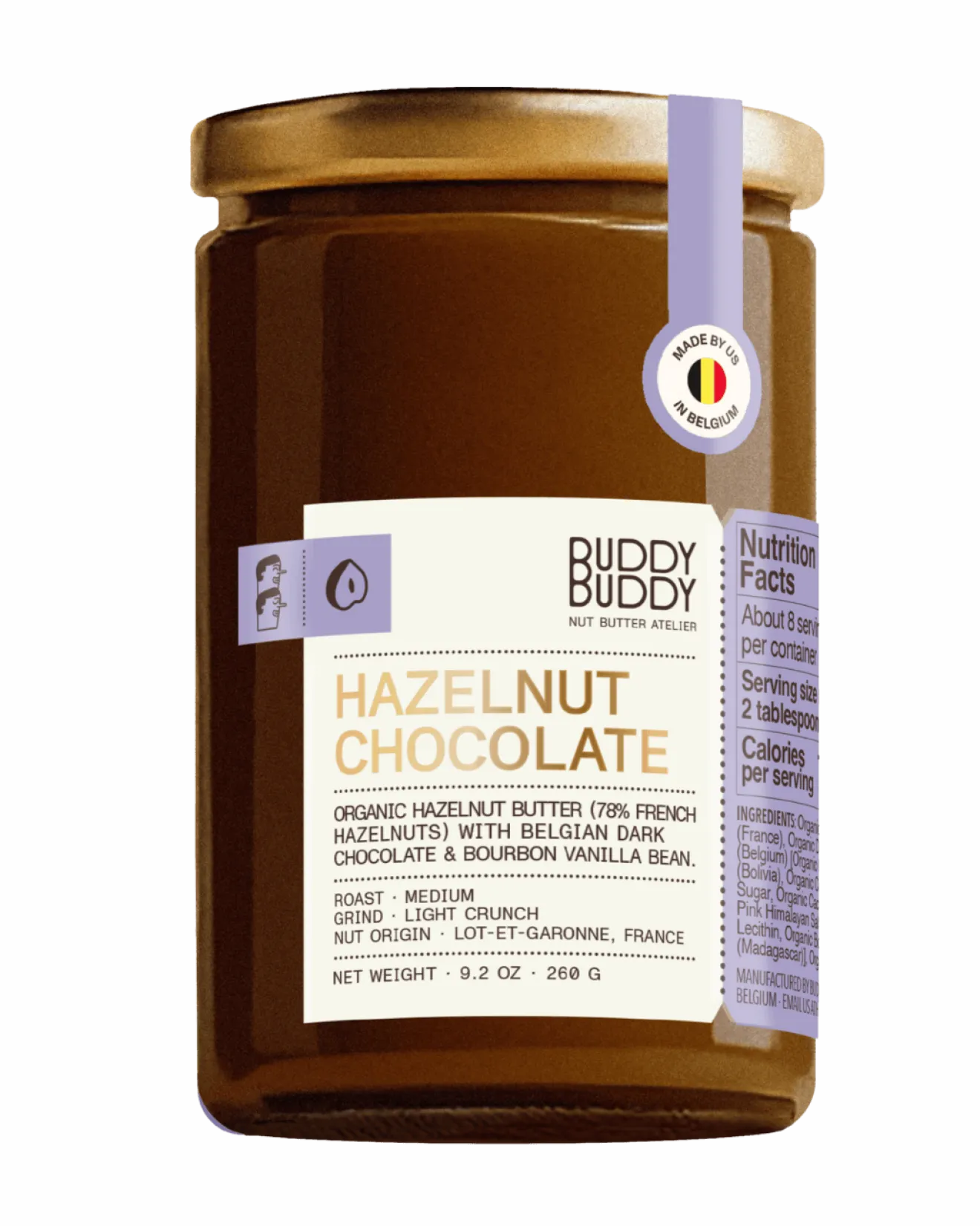 Beurre de Noisette et Chocolat Noir Bio