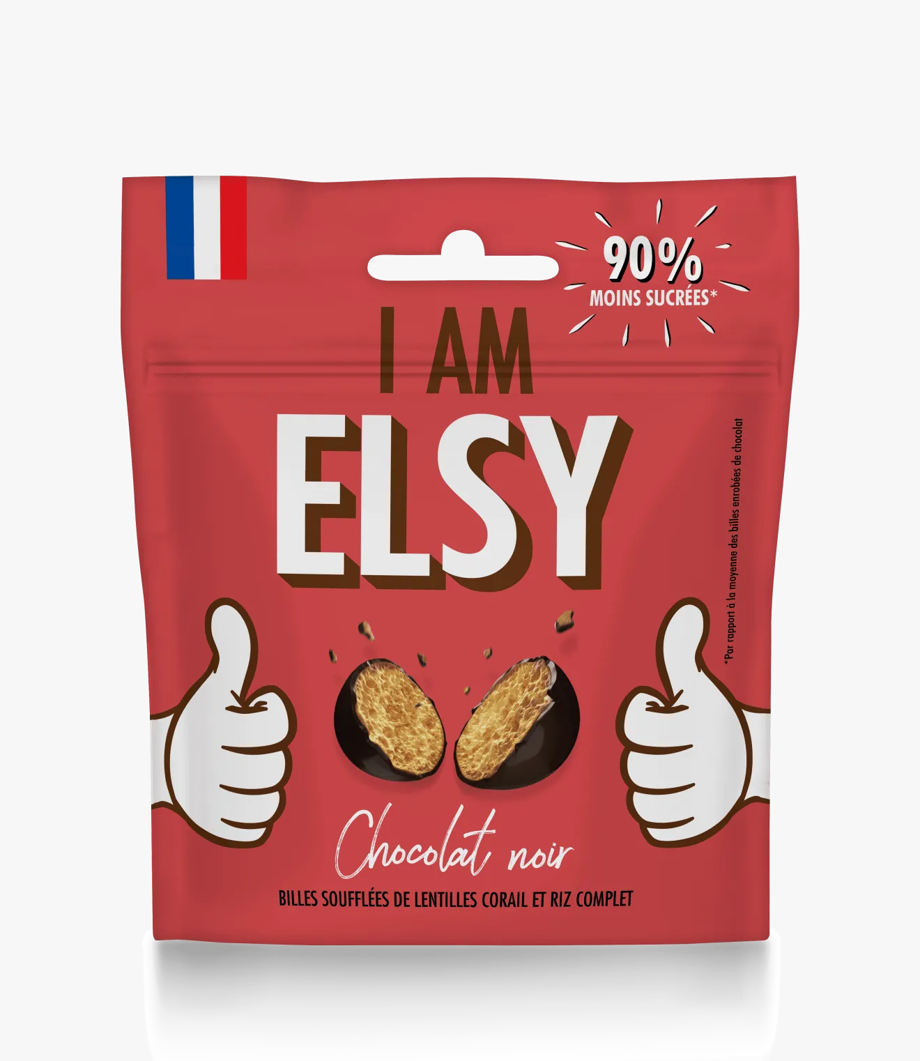 Billes Soufflées Chocolat Noir IG Bas