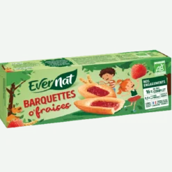 Biscuit Fraises Barquette Bio