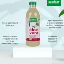 Boisson Aloe Vera Gel Avec Pulpe Bio