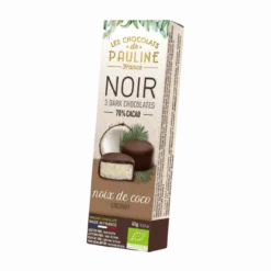 3 Bouchées Coco Chocolat Noir Bio