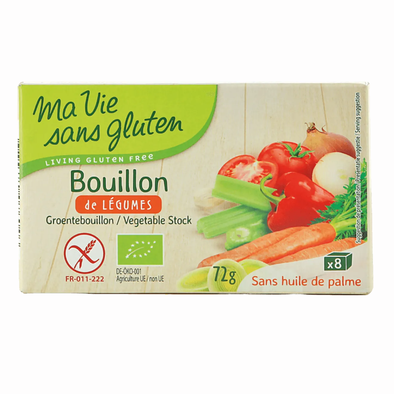 Bouillon de Légumes Sans Gluten Bio