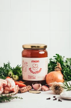 Bouillon Poulet Curcuma Bio