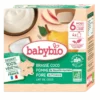 Brassé Végétal Coco Pomme Poire + 6 mois Bio