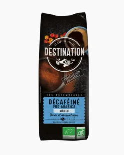 Café décaféiné moulu pur arrabica Bio