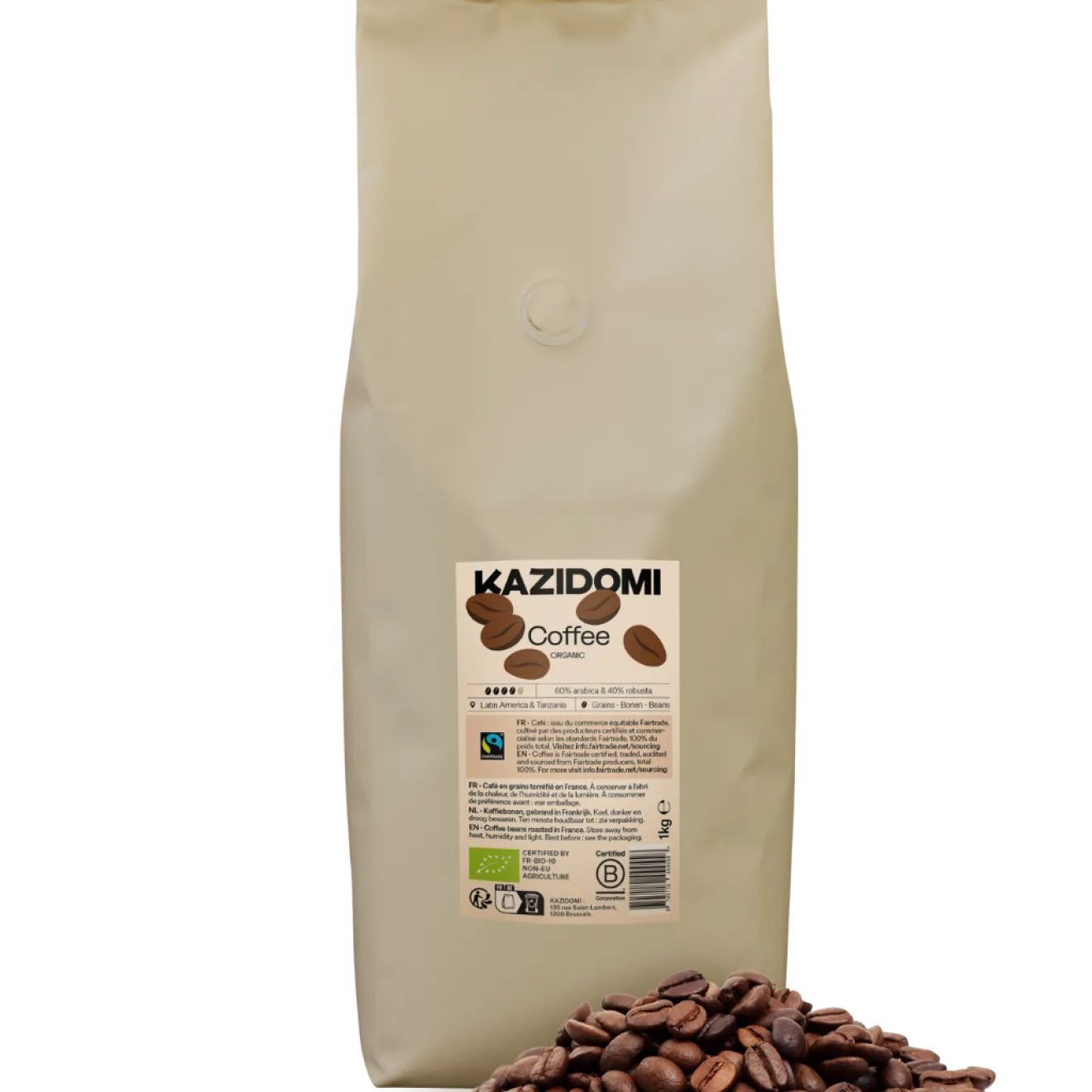 Café Equilibré Grains Fairtrade Pérou Bio