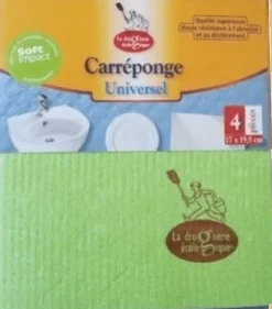 Carrés Eponge Cellulose Ecologiques