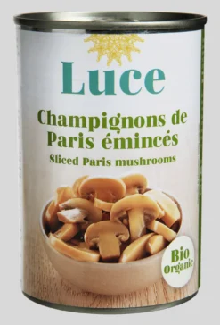 Champignons Paris Émincés Bio