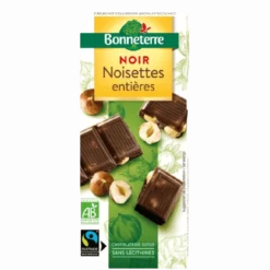 Chocolat Noir Noisettes Entieres Bio