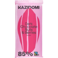 Chocolat Noir 85% Noix & Baies Bio