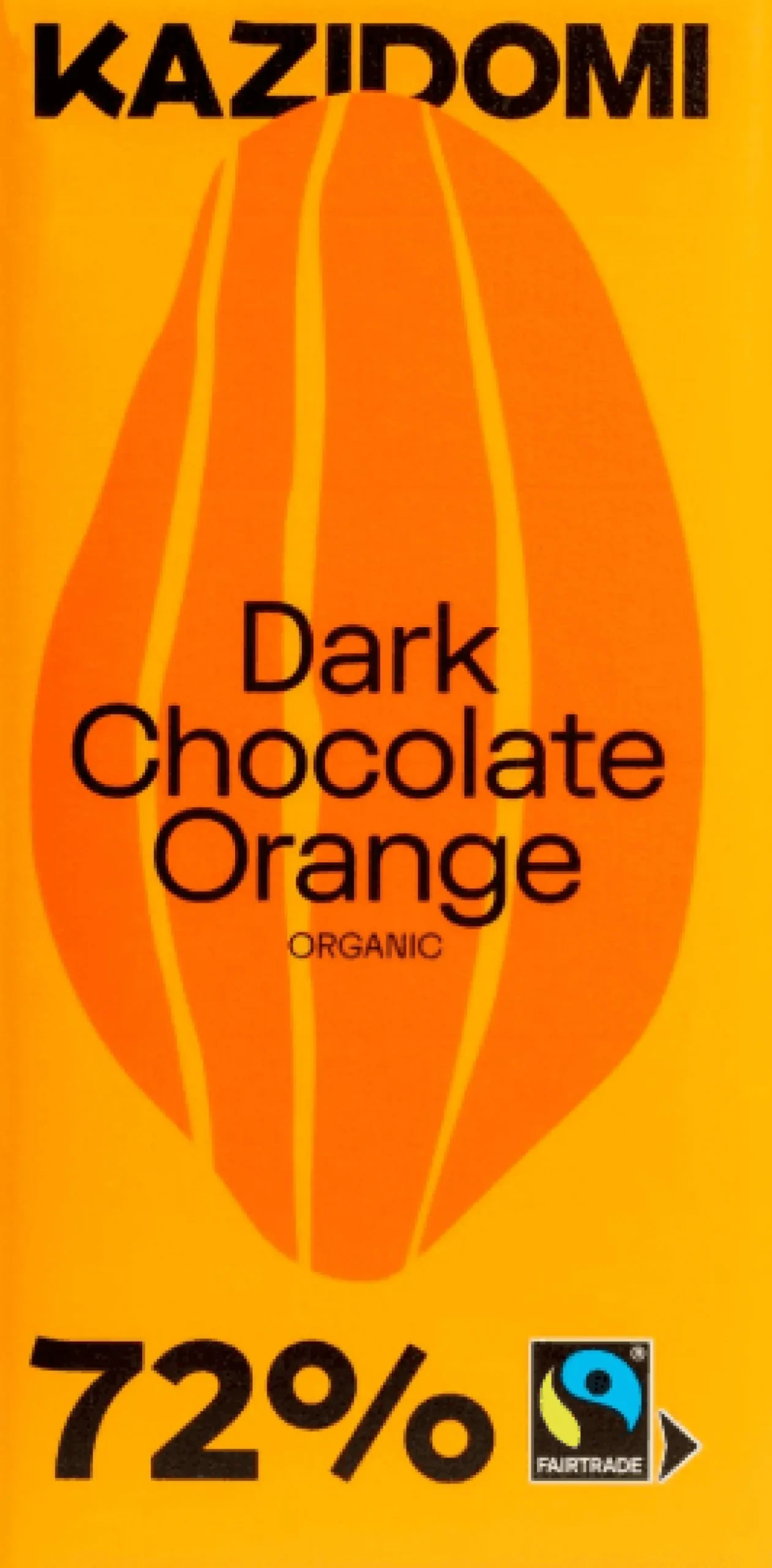 Chocolat Noir 72% Orange Equitable Bio