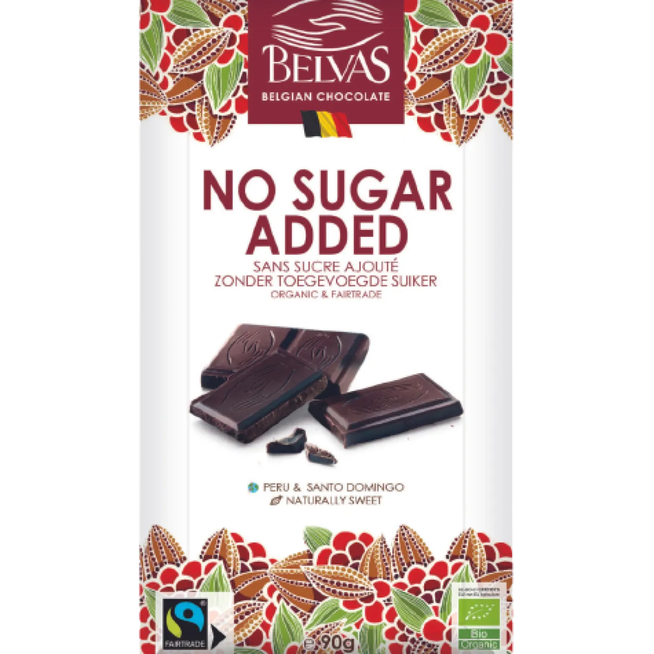Chocolat Noir Sans Sucre Bio
