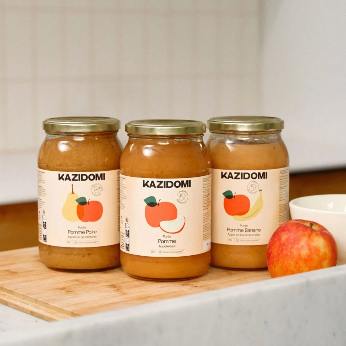 Compote Pomme Poire Bio