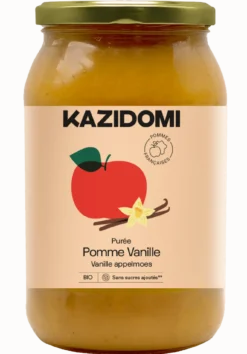 Compote Pomme Vanille Bio