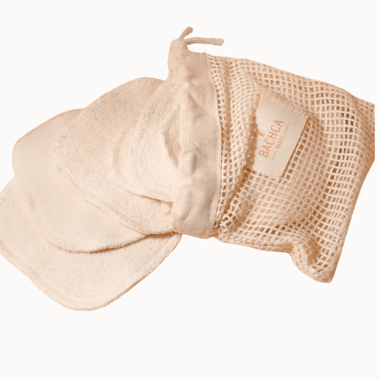Cotons Réutilisables et Filet de lavage Bio