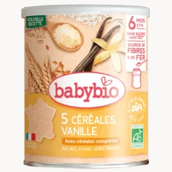 5 Céréales Vanille dès 6 mois Bio