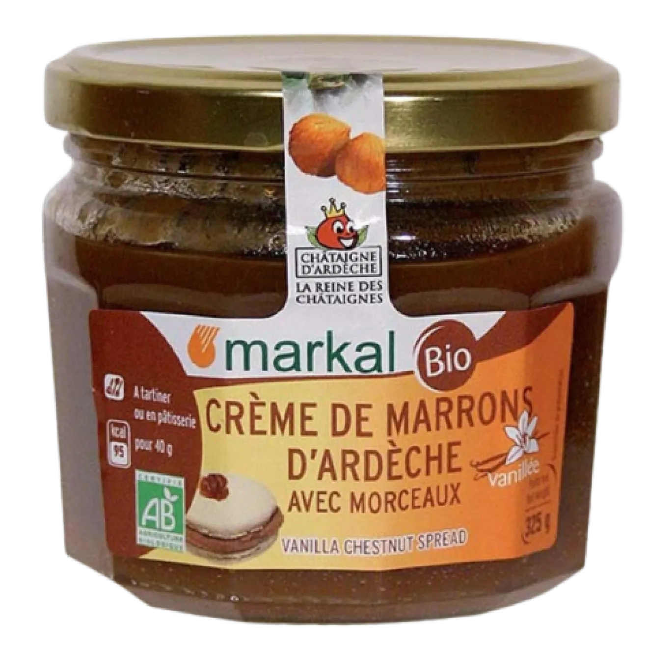 Creme De Marrons Vanillée Avec Morceaux Bio