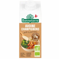 Crème Culinaire Avoine & Cèpes Bio