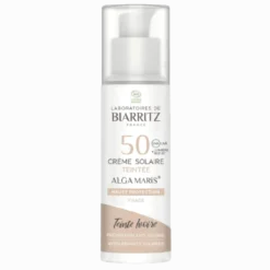 Crème solaire visage teintée SPF50 Ivoire Bio
