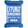 Eponge Lavable Grattante Bleue
