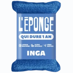 Eponge Lavable Grattante Bleue