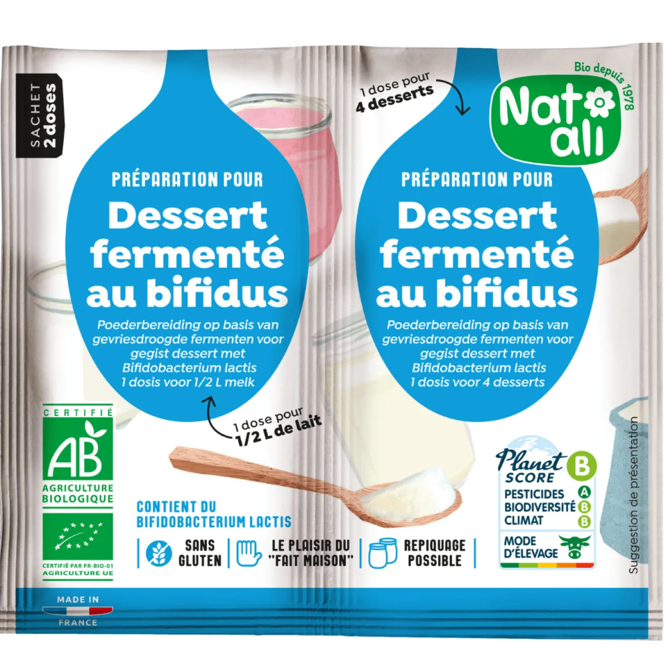 Ferment Dessert Fermenté Bifidus Bio