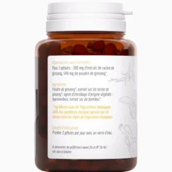 Ginseng Rouge De Corée Bio
