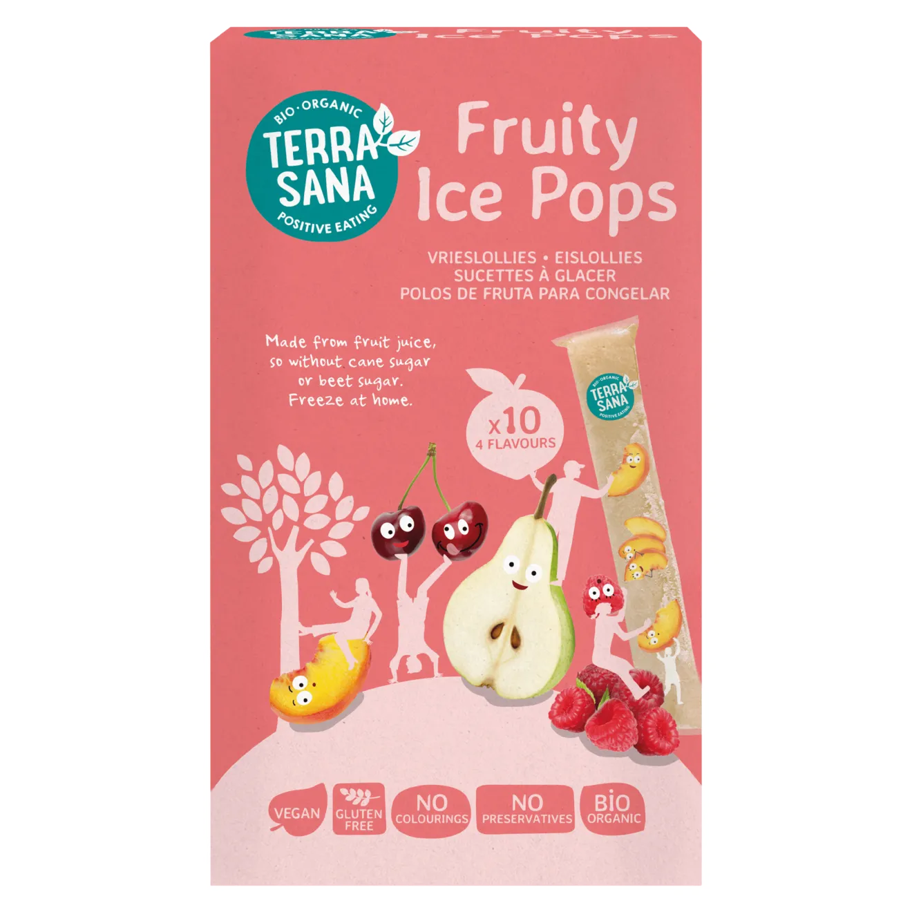 Glace Sucette Eau Fruit Bio