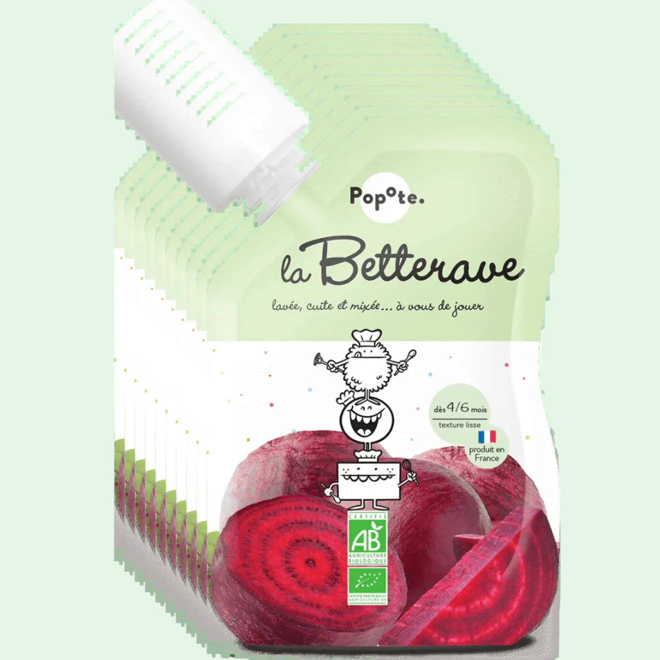 Gourde Betterave dès 4 mois Bio