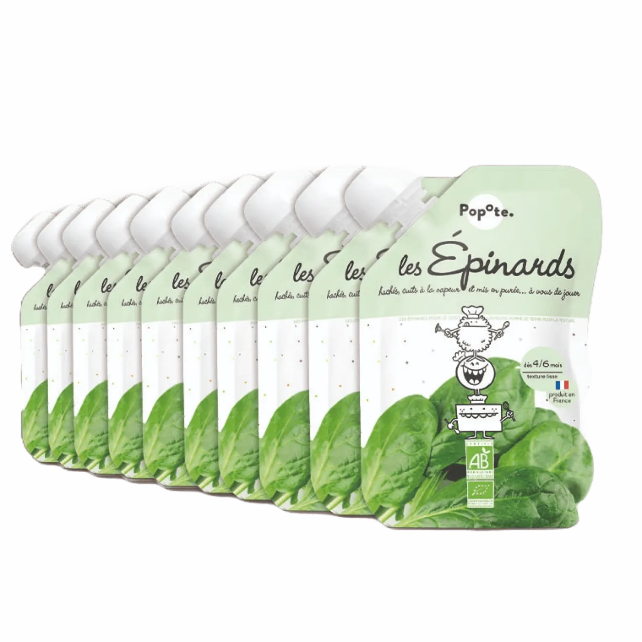 Gourde Epinard dès 6 mois Bio