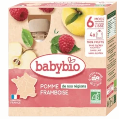 Gourdes Pomme Framboise + 6 mois Bio