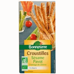 Gressins Croustillant Sésame Pavot Bio