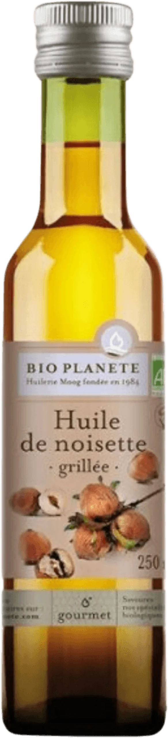 Huile de noisette grillée Bio