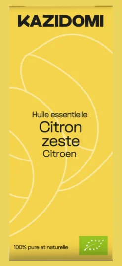 Huile Essentielle Citron Jaune (détoxifiant et drainant) Bio