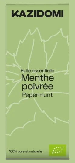 Huile essentielle Menthe Poivrée (rafraîchissant et antispasmodique) Bio