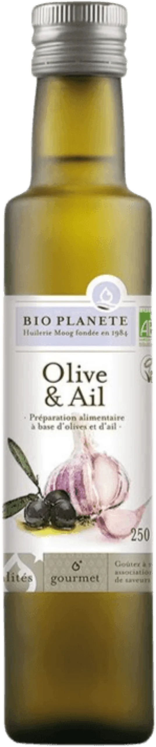 Huile Olive & Ail Bio