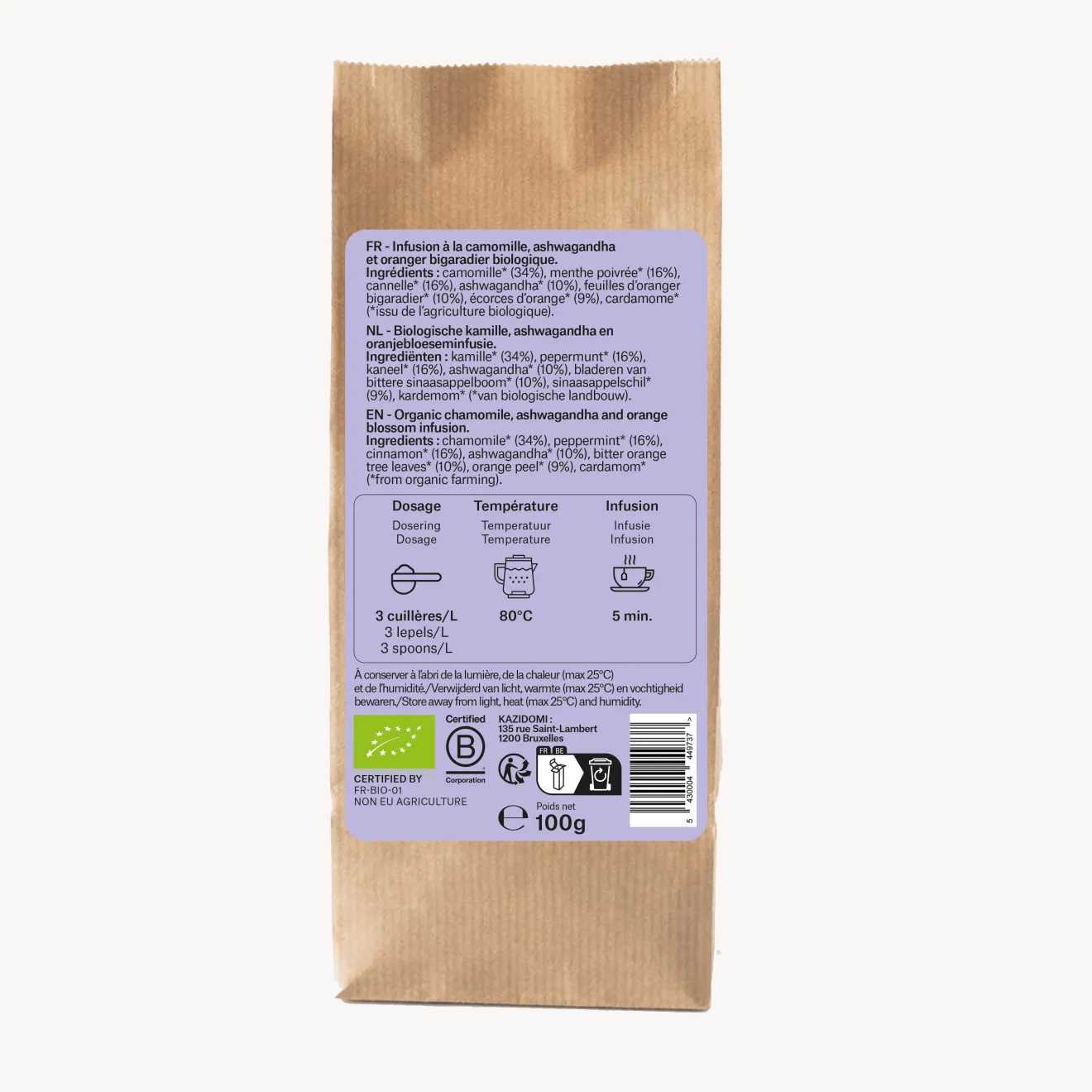Infusion sommeil Bio