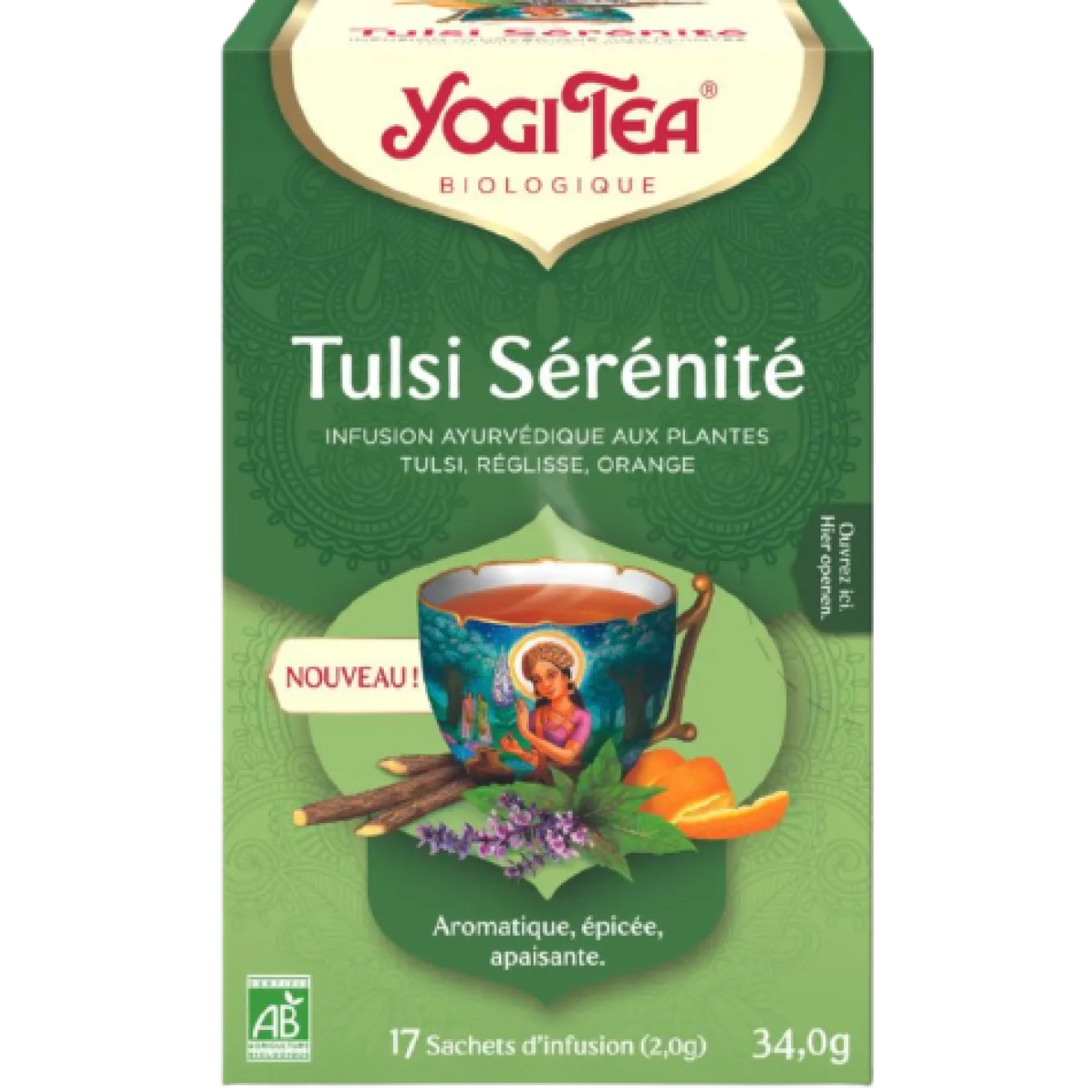 Infusion Tulsi Sérénité Bio