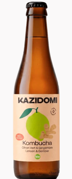 Kombucha Citron Vert & Gingembre Bio