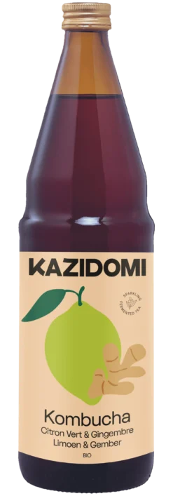 Kombucha Citron Vert Gingembre Bio