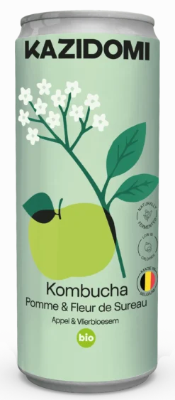 Kombucha Pomme Fleur de Sureau Bio