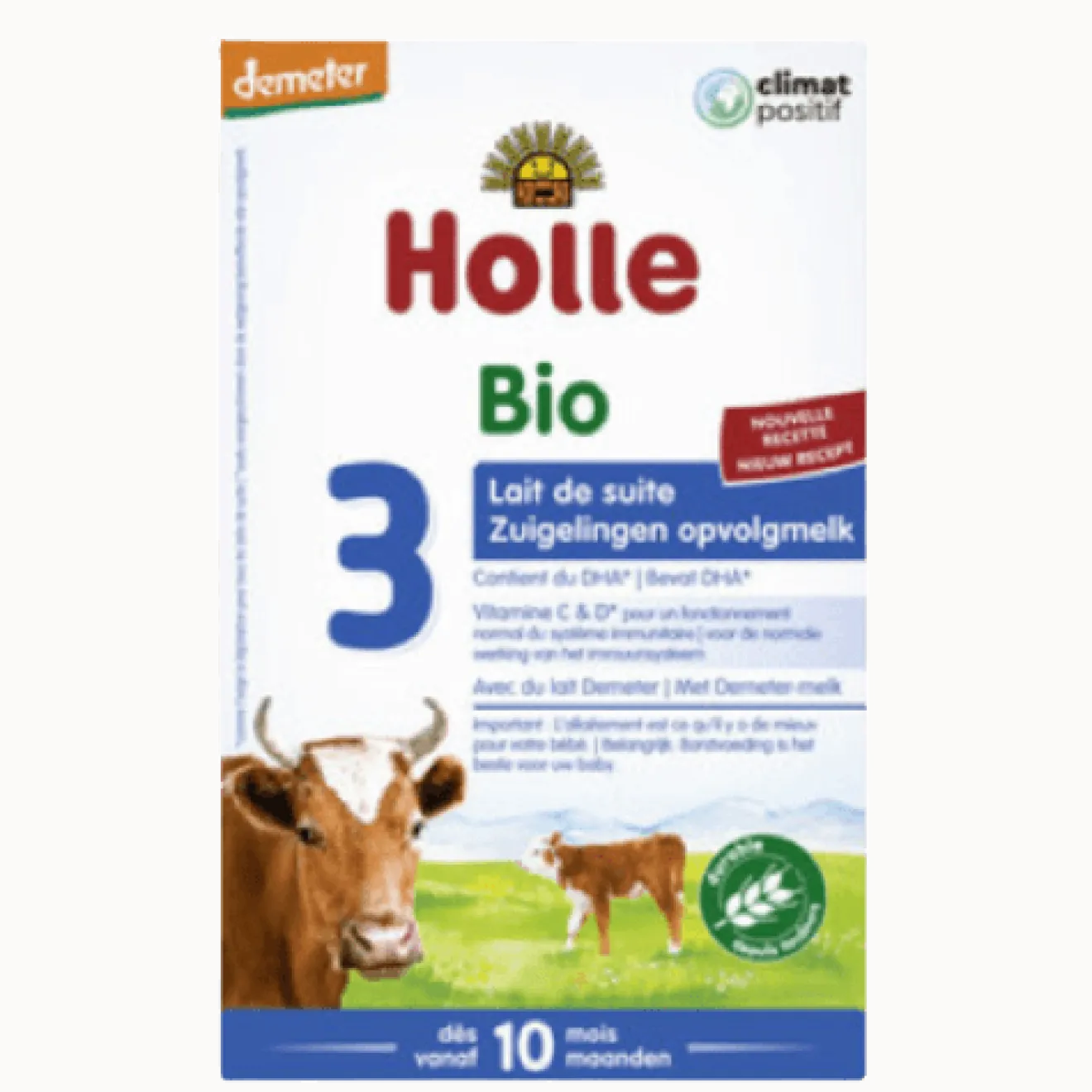 Lait de Suite 3 Vache Demeter 10 - 36 mois Bio