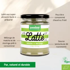 Latté Matcha & Moringa Bio