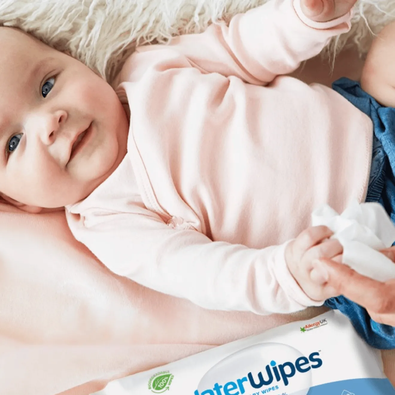 Lingettes Bébé Eau Extrait Pamplemousse Bio