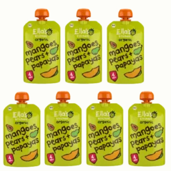 Lot Gourdes Mangue Poire Papaye + 4 mois Bio